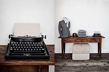 Photographs of an antique typewrite and a Mannequin for a Cico Books photography book