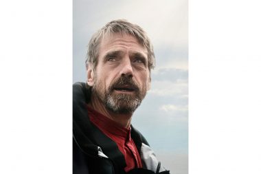 A portrait of the actor Jeremy Irons