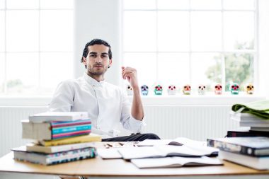 Photographic portrait of London chef Jozef Youssef of Kitchen Theory