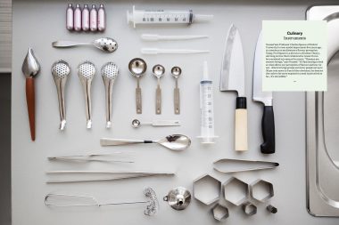 The tools used by Jozef Youssef of Kitchen Theory