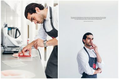 Portraits of Jozef Youssef in his studio in London