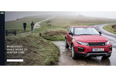 Range Rover advertising photograph