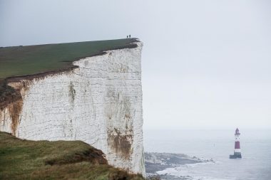 Advertising photograph of Beachy Head and lighthouse by Richard Boll