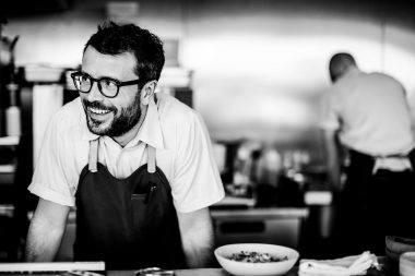 Portrait of Chef Christian Puglisi at London food event WastEd