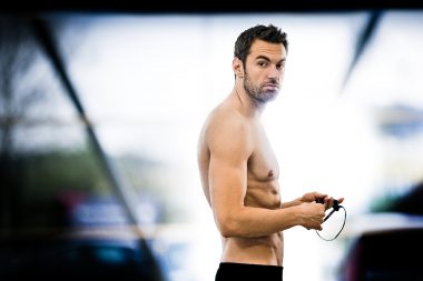 A portrait of the Australian Olympic Swimmer Matt Target