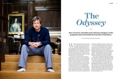 The deisgner Marc Newson in his London home for Habitus Magazine