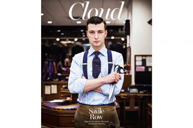 A portrait of London tailor Tom Bradbury for Cloud Magazine