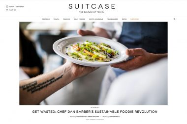 Wasted food event featured in suitcase magazine