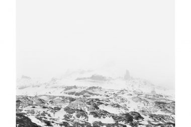 Mountain in the mist in Iceland from the project Form and Void II