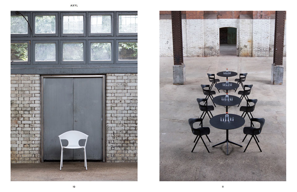 Furniture Photographer Richard Boll using an industrial location in London for the Allermuir shoot.