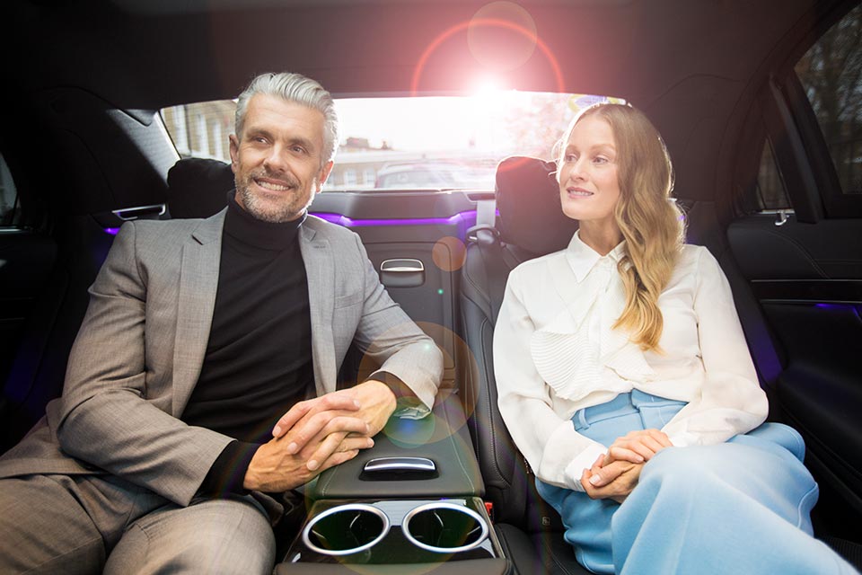 Lifestyle-photography-of-couple-in-Wheely-car-in-London