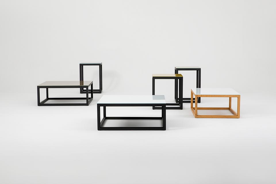 Metro tables photographed by studio furniture photographer Richard Boll