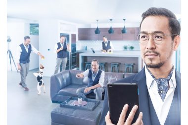 Composite lifestyle photograph for zeiss by Richard Boll