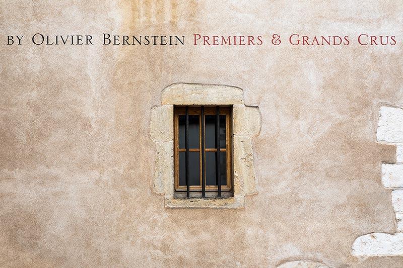 Exterior wall of wine producers in Beaune by Richard Boll Photography