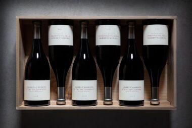 A box of olivier bernstein premiere cru wine