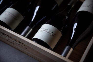 A box of premiere cru wine