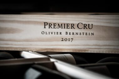 A box of premier cru burgundy wine by Richard Boll Photography