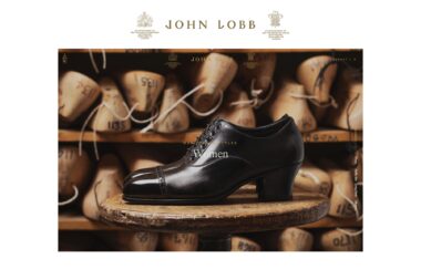 Website page of John Lobb with photography by Richard Boll