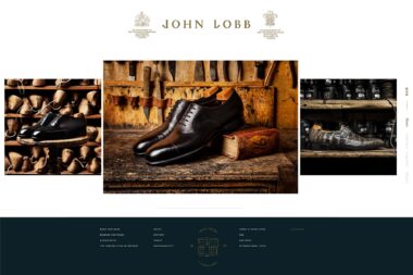 Page from the website of John Lobb Ltd by Richard Boll