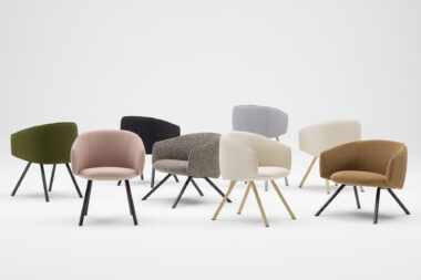 Group photograph of Bastille chairs by by Richard Boll