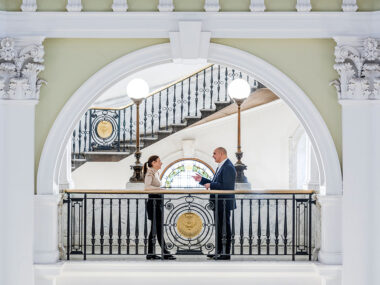 Corporate lifestyle photography in a historic City of London building, by Richard Boll Photography